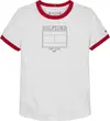 Tommy Hilfiger FLAG TEE SS, YBR Beyaz Kız Çocuk T-Shirt & Polo