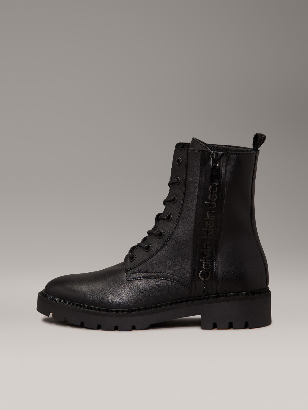 Calvin Klein COMBAT BOOT MID ZIP Kadın Siyah Bot