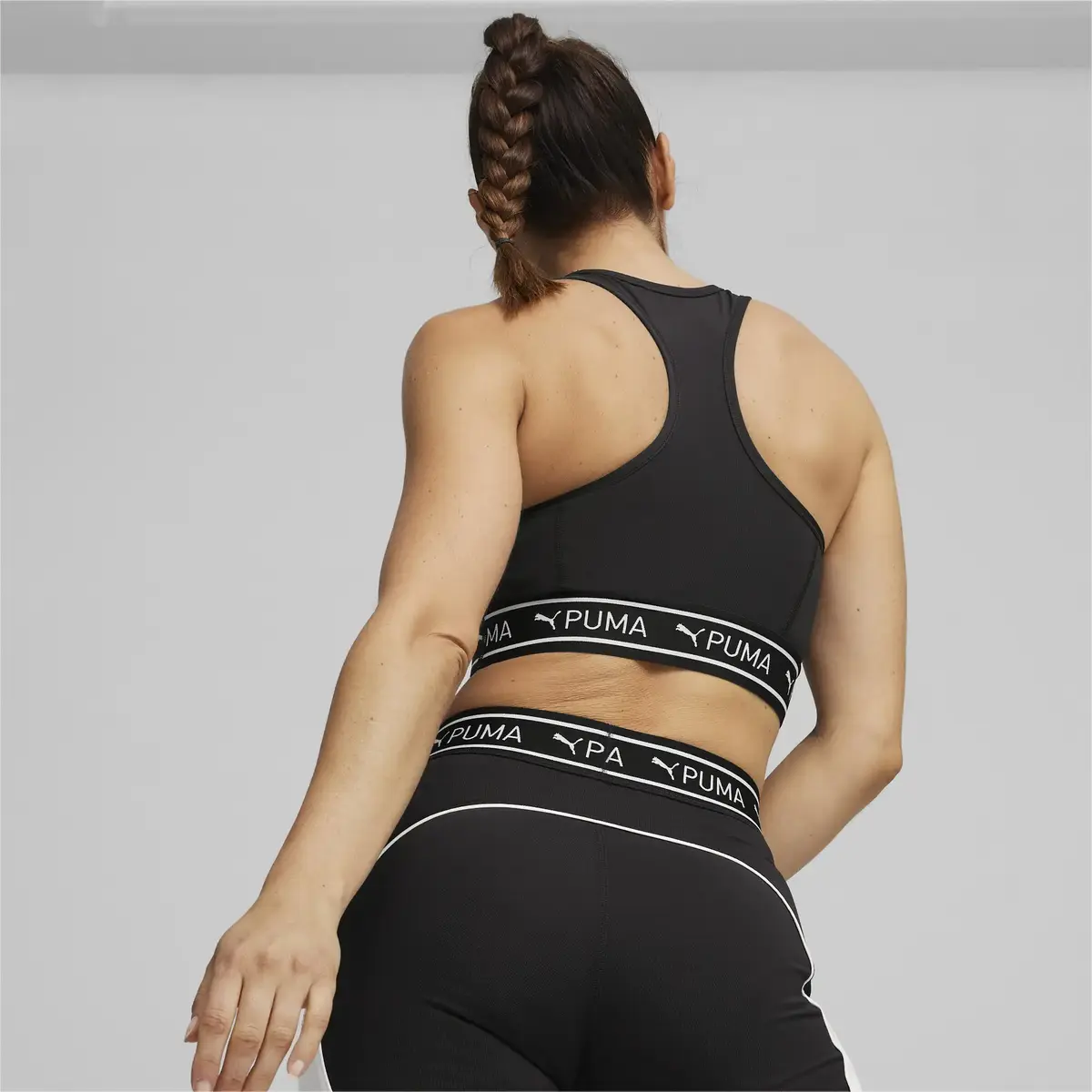Puma 4KEEPS ELASTIC BRA - P Siyah Kadın Spor Sütyeni/Bra