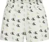 Calvin Klein MONOGRAM AOP SHORTS Kadın Beyaz Şort