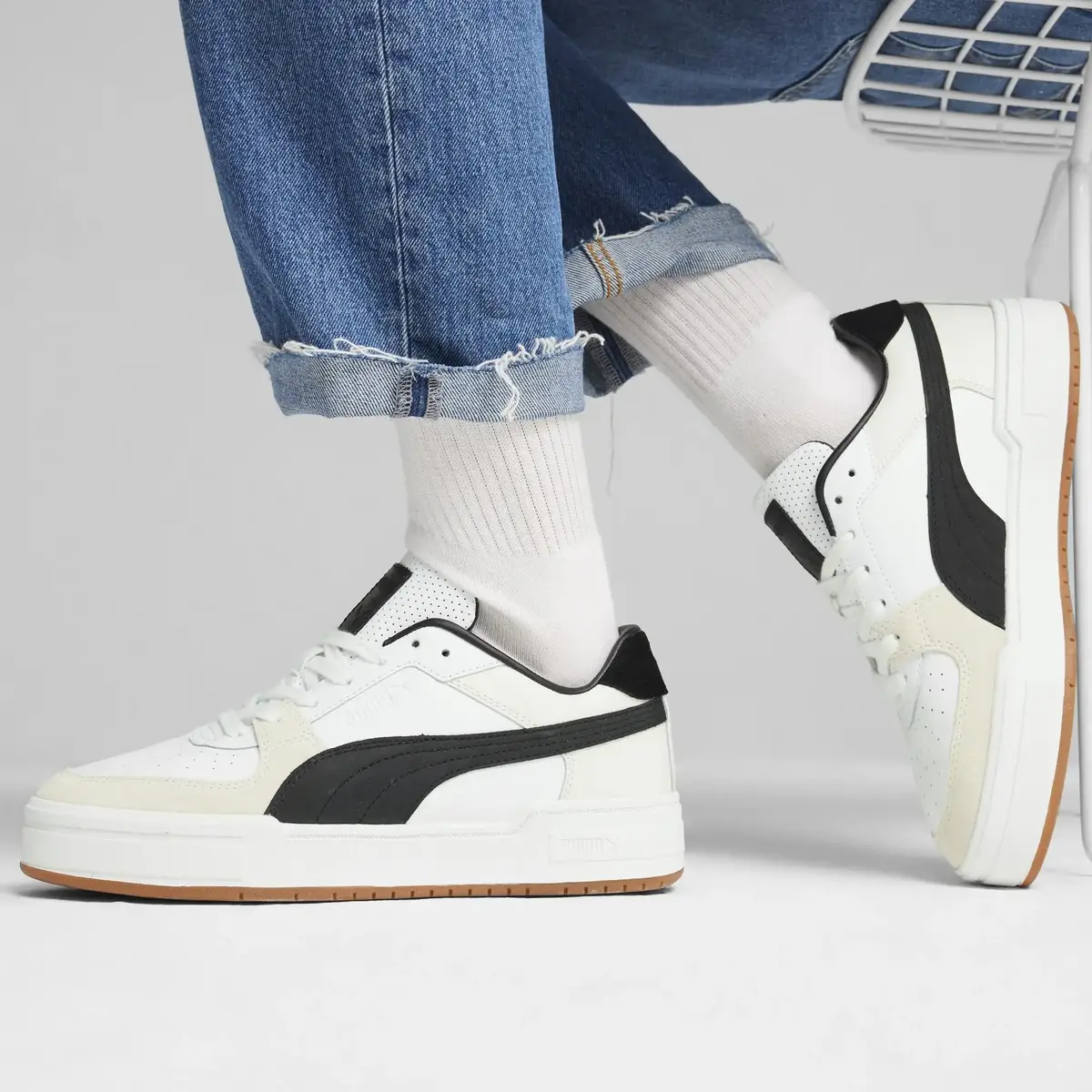 PUMA CA Pro Gum Beyaz Unisex Günlük Spor Ayakkabı