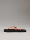 Calvin Klein BEACH SANDAL MONOLOG Kahve-Siyah Kadın Parmak Arası Terlik
