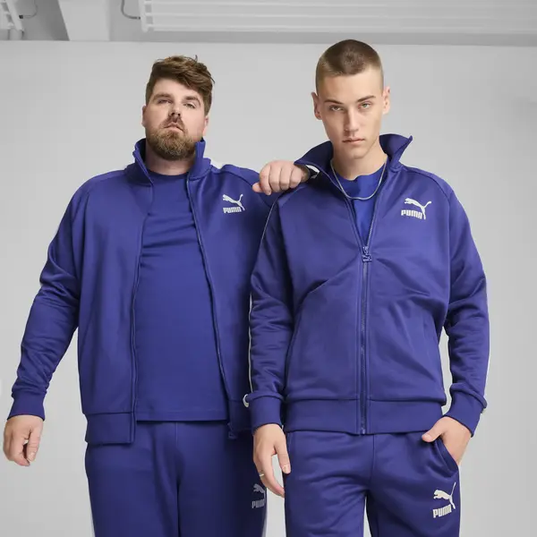 Puma T7 ICONIC Track Jacket Mor Erkek Fermuarlı Ceket
