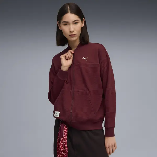 Puma PUMA CLASS Full-Zip Jacket Kırmızı Kadın Ceket