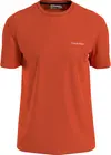 Calvin Klein MICRO LOGO INTERLOCK Erkek Turuncu T-Shirt