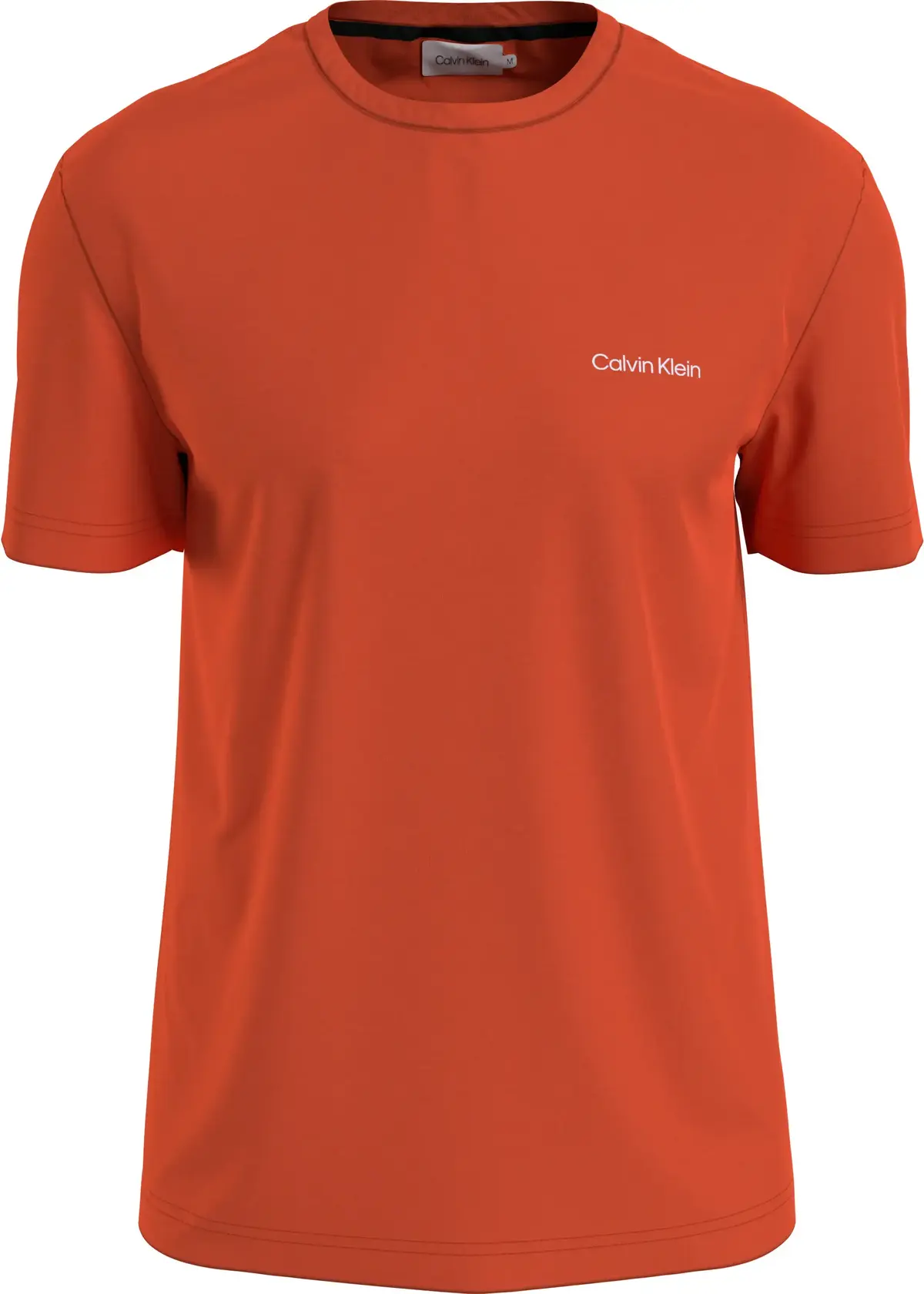 Calvin Klein MICRO LOGO INTERLOCK Erkek Turuncu T-Shirt