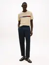 Tommy Hilfiger HILFIGER CHEST INSER, RBT Bej Erkek T-Shirt & Polo