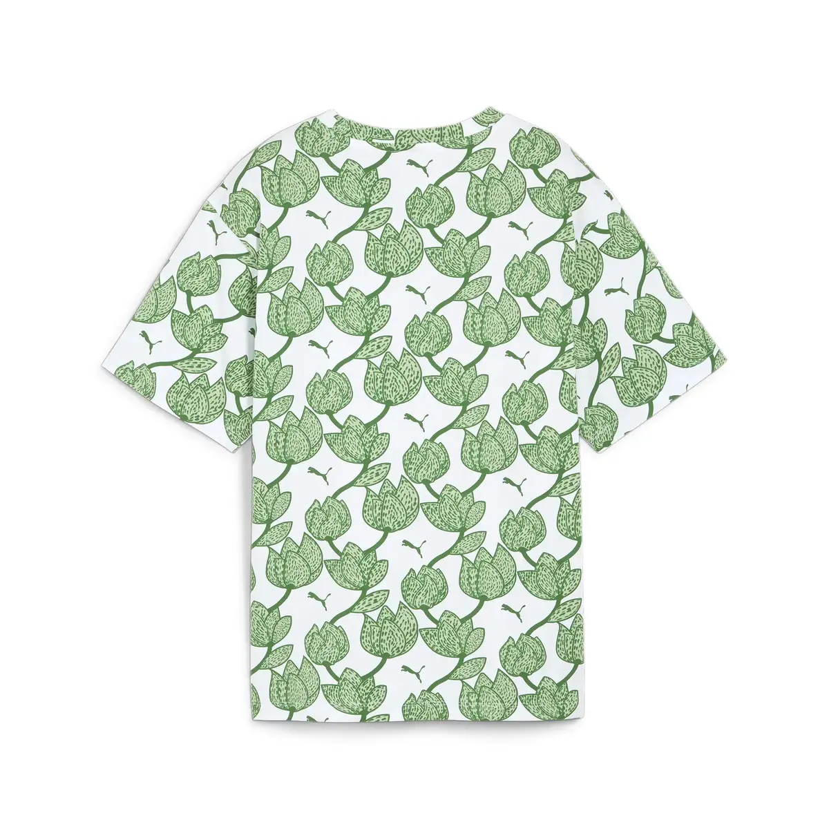 Puma ESS+ BLOSSOM AOP Tee Yeşil Kadın T-Shirt