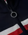 Tommy Hilfiger GLOBAL STP REG ZIP-U Kadın Siyah Kazak