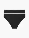 Calvin Klein BIKINI 2PK Kadın Siyah Bkini Külot Set