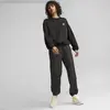 Puma DOWNTOWN Oversized Crew Siyah Kadın Sweatshirt