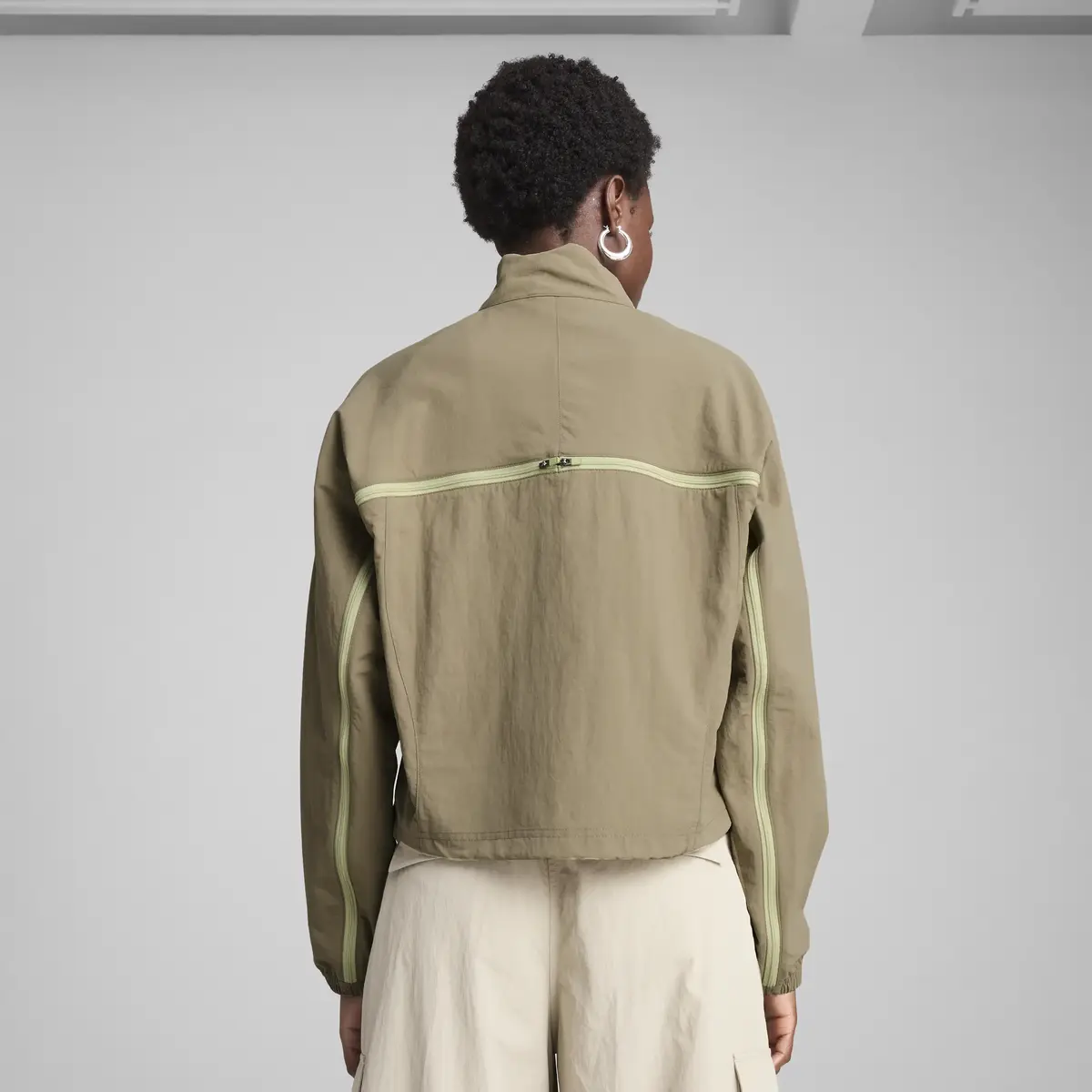 PUMA DARE TO Zip-Off Jacket Yeşil Kadın Ceket