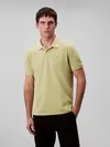 Calvin Klein SS MONOGRAM PIQUE PO, VEO Sarı Erkek Polo T-Shirt