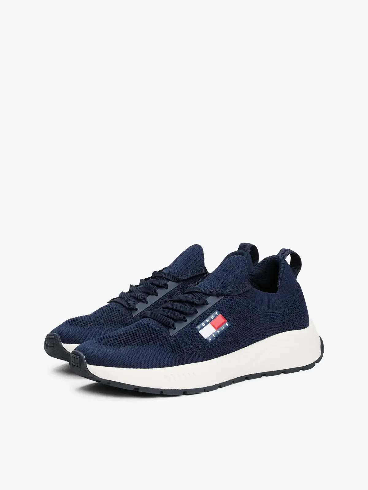 Tommy Hilfiger TJM RUNNER KNTITTED, C1G Lacivert Erkek Spor Ayakkabı & Sneaker