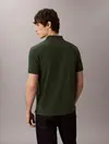 Calvin Klein SS MONOGRAM PIQUE PO, LLG Yeşil Erkek Polo T-Shirt