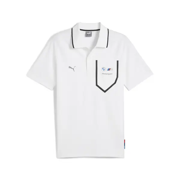 PUMA BMW MMS POLO Beyaz Erkek Polo T-Shirt