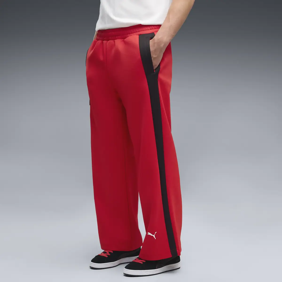 PUMA Ferrari T7 Track Pant Kırmızı Erkek Eşofman Altı