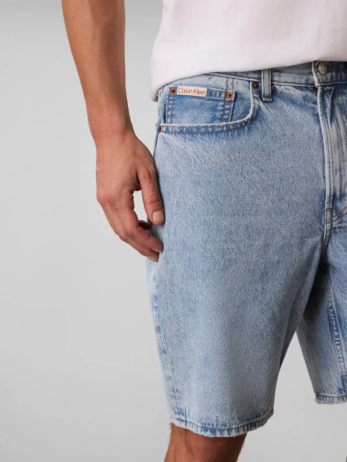 Calvin Klein CK LT INDIGO STANDARD 9IN SHORT Mavi Erkek Şort