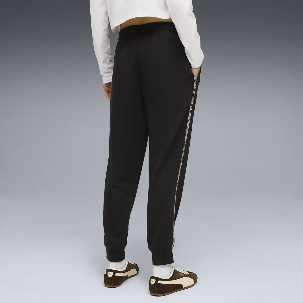 Puma ESS GRAPHIC Animal Pants Siyah Kadın Eşofman Altı