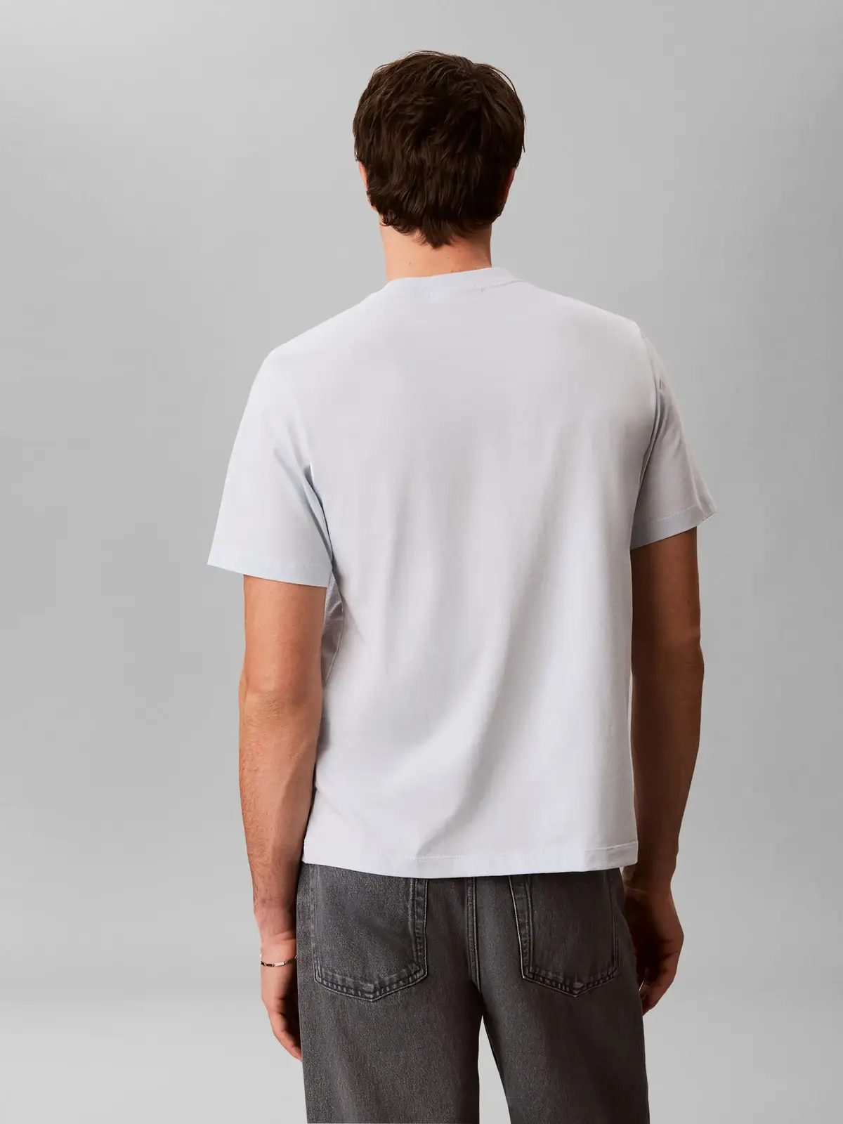 Calvin Klein SS 30S JERSEY EASY Beyaz Erkek Tişört