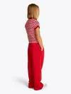 RUFFLE STRIPE TOP SS, XLG
