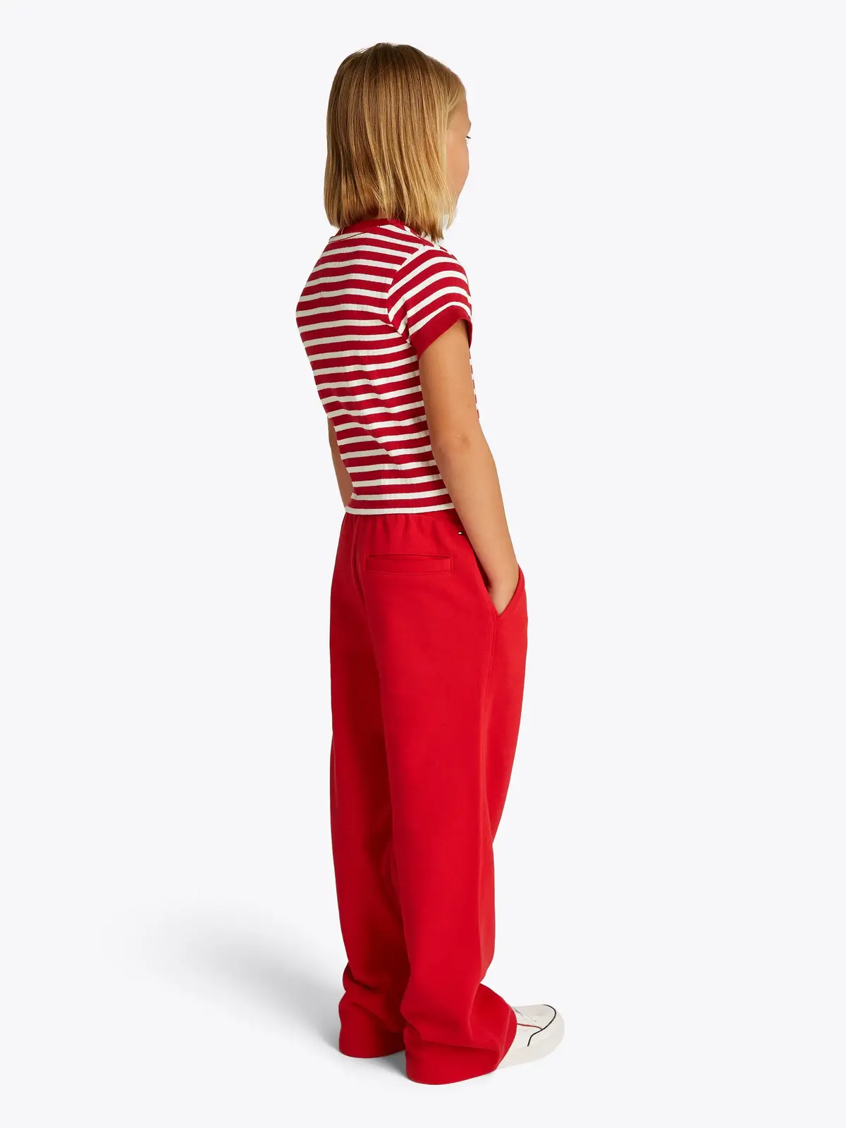 RUFFLE STRIPE TOP SS, XLG