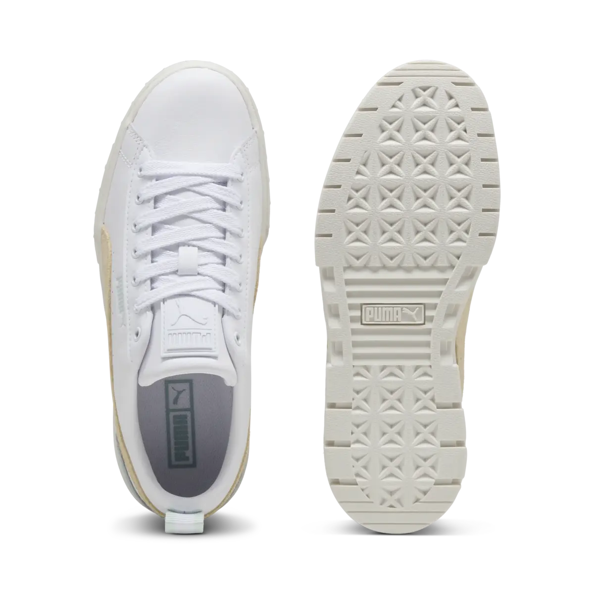 Puma Mayze Lth Wn s Beyaz Kadın Spor Ayakkabı & Sneaker