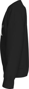 Calvin Klein CK MONOGRAM TERRY CN Erkek Siyah Sweatshirt