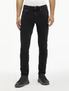 Calvin Klein SLIM FIT WASHED BLAC, 1BY Siyah Erkek Jean Pantolon