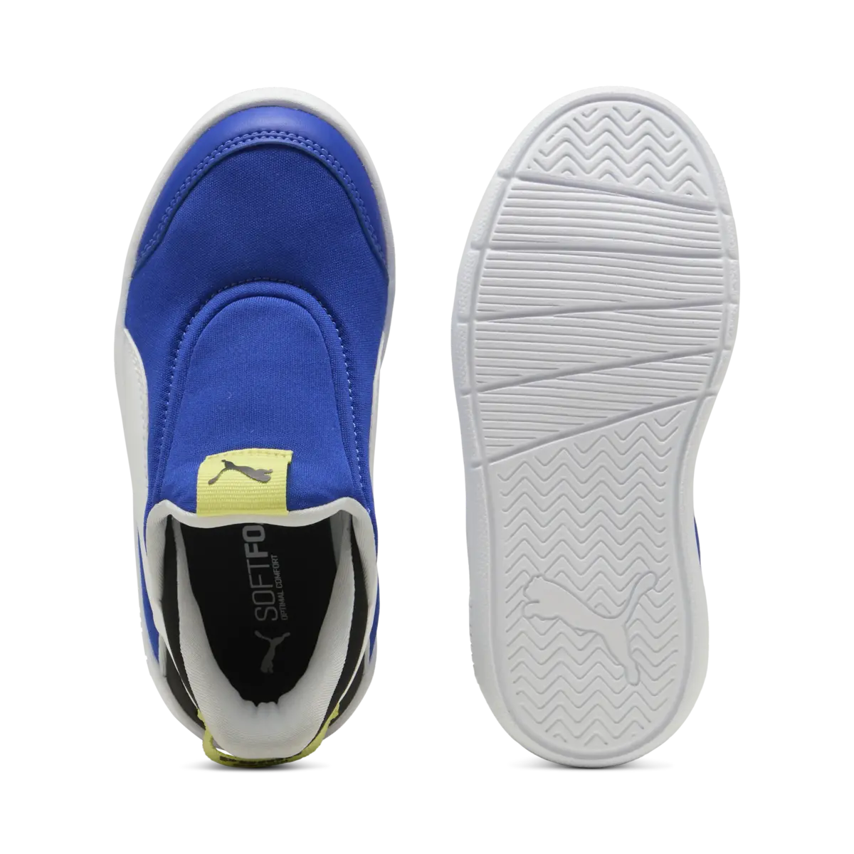 Puma Courtflex v3 SLIPTECH  PS Mavi Çocuk Spor Ayakkabı