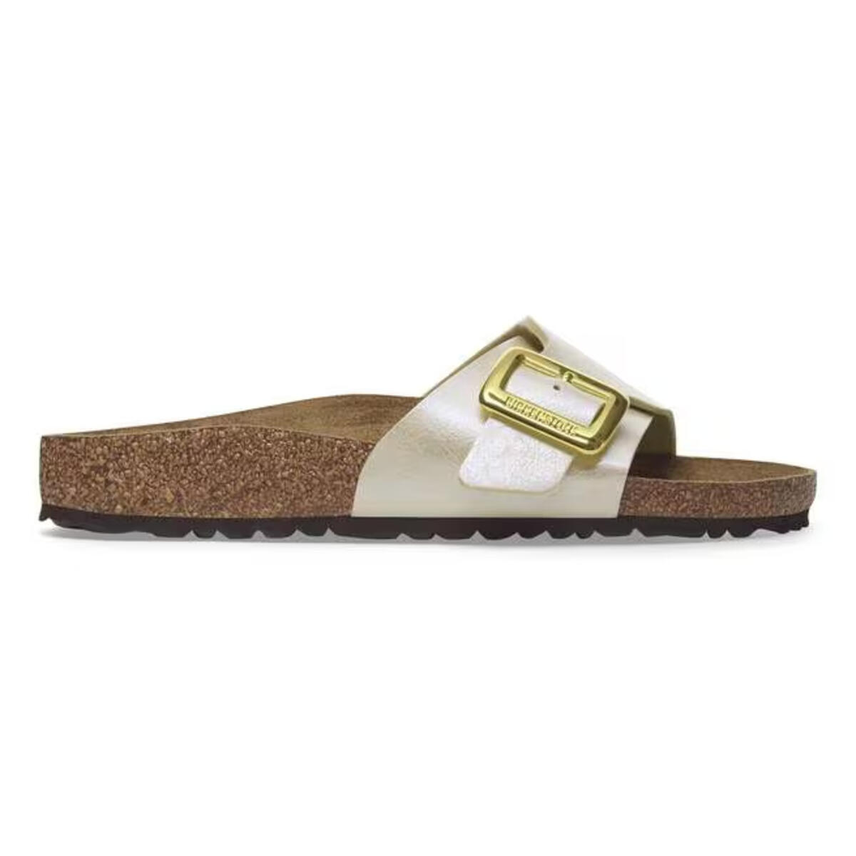 Birkenstock CATALINA CUSHION BUCKLE BF GRACEFUL İnci Beyazı Kadın Tek Bantlı Terlik
