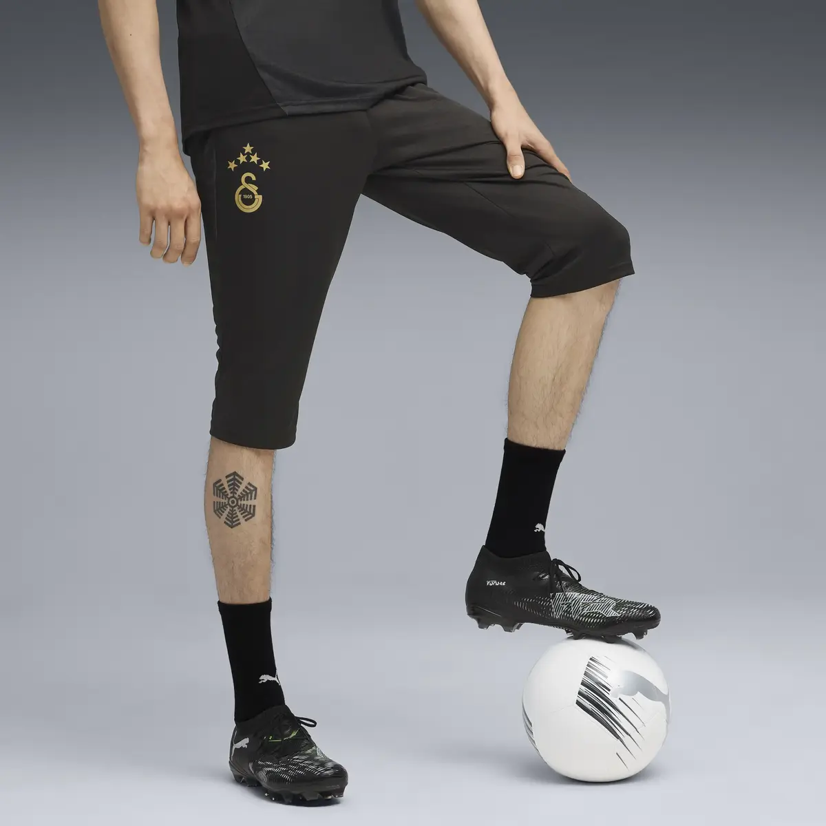 PUMA GSK Training 3/4 Pants Erkek Siyah Şort