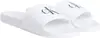 Calvin Klein SLIDE MONOGRAM CV, 0K4 Beyaz Erkek Terlik