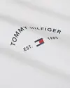Tommy Hilfiger HILFIGER HOTEL TEE Erkek Beyaz T-Shirt