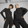 Puma RUN GRID FLEECE 1/2 ZIP Siyah Kadın Fermuarlı Üst