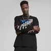 Puma GRAPHICS Moto Relaxed LS Tee Siyah Erkek T-Shirt & Polo