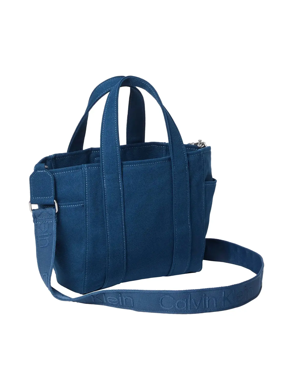 Calvin Klein WEBBING STRAP CANVAS Lacivert Tote Çanta