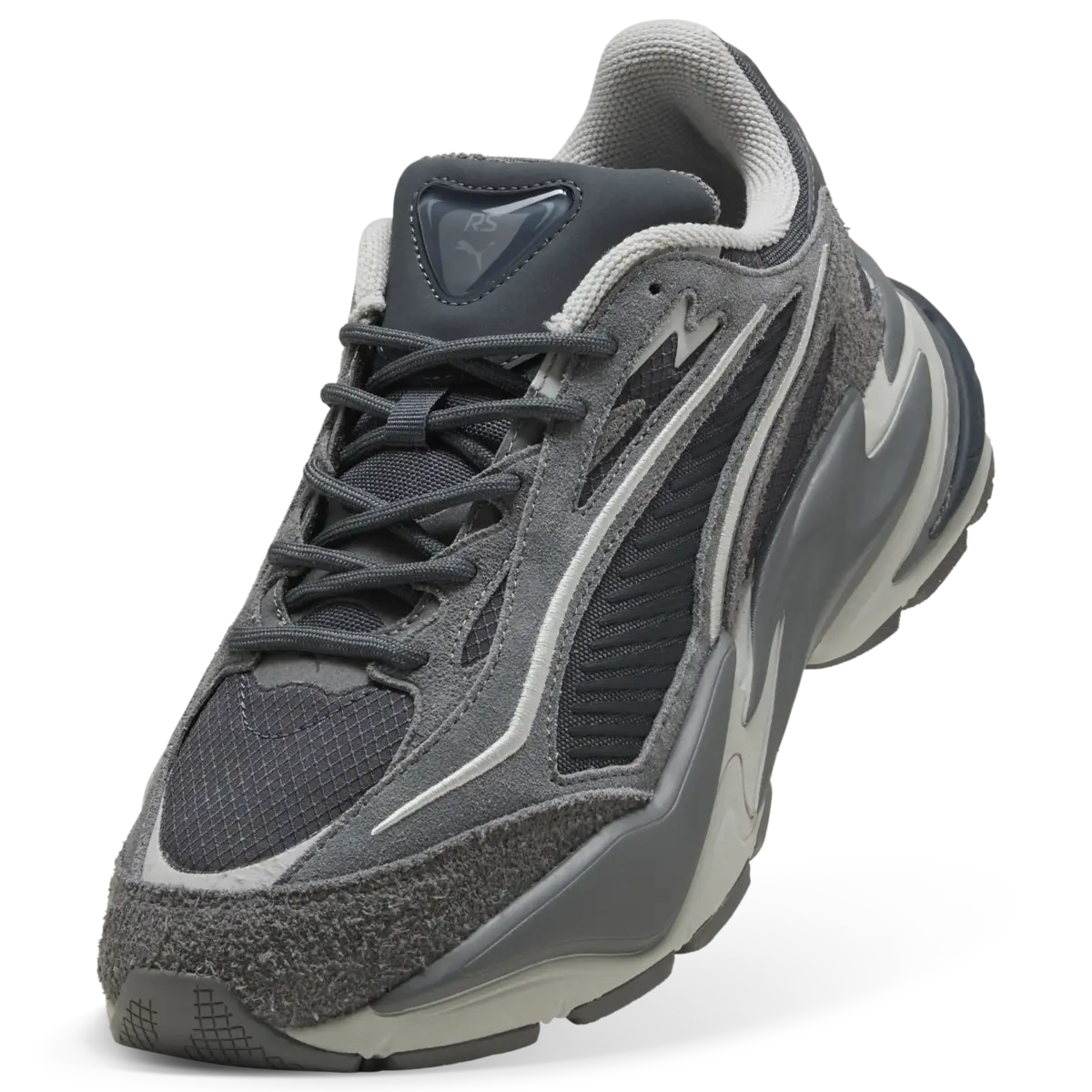 Puma RS Surge Hairy Suede Gri Unisex Günlük Spor Ayakkabı