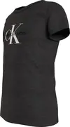 Calvin Klein REFLECTIVE MONOGRAM Kadın Siyah T-Shirt