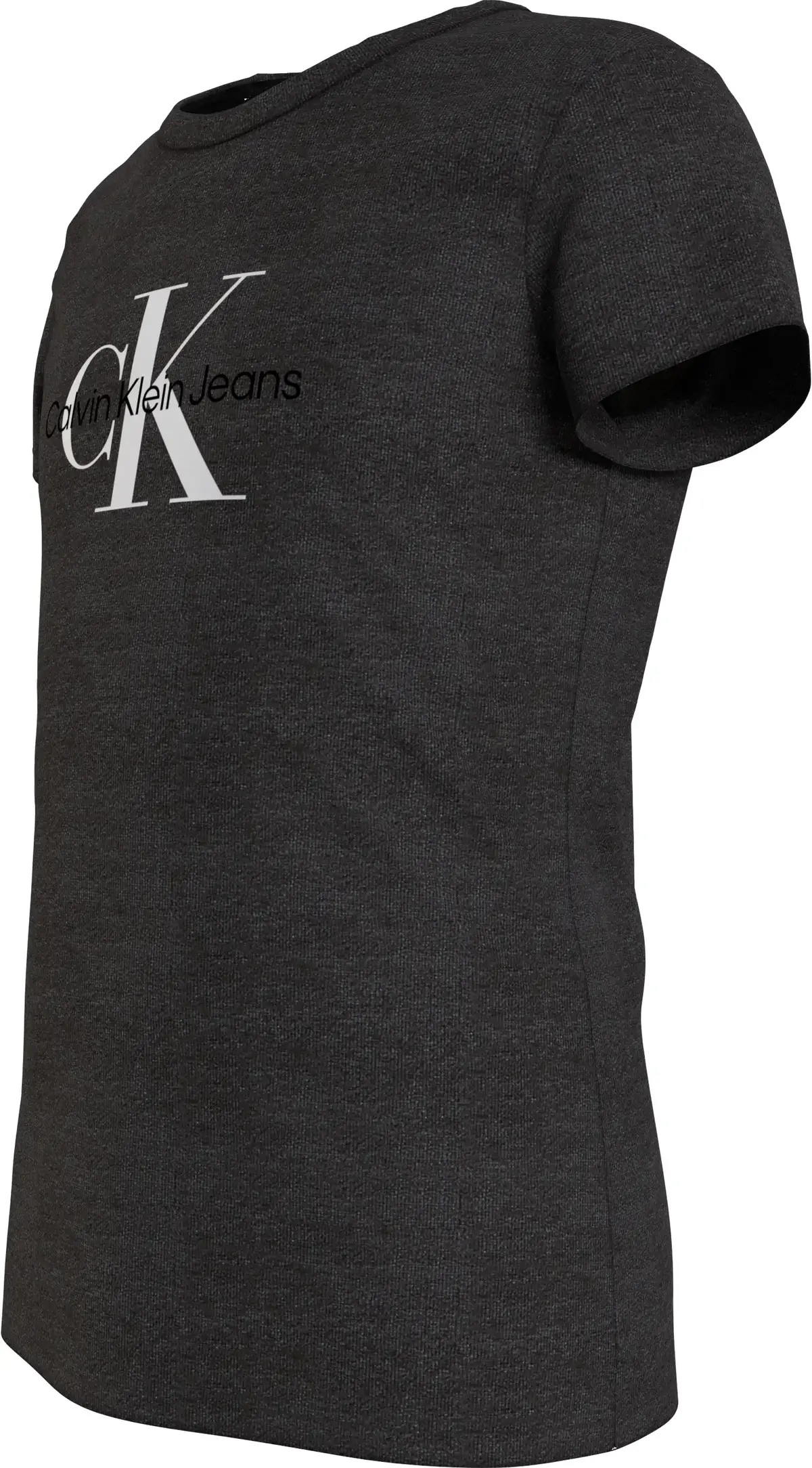 Calvin Klein REFLECTIVE MONOGRAM Kadın Siyah T-Shirt