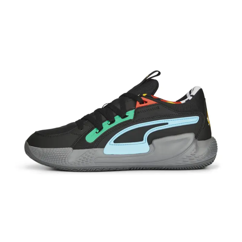 Puma Court Rider Chaos Block Party Siyah Erkek/Unisex Basketbol Ayakkabısı