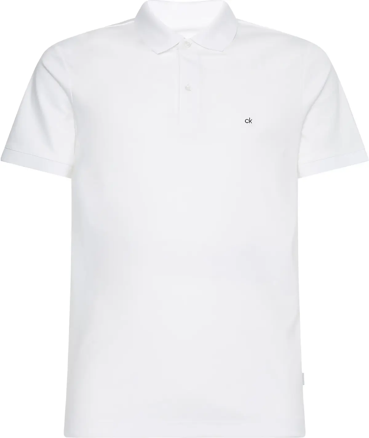 Calvin Klein LIQUID TOUCH SLIM PO Erkek Beyaz Polo T-Shirt