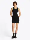 Tommy Hilfiger TJW ESSENTIAL RIB BO, BDS Siyah Kadın Elbise-Etek