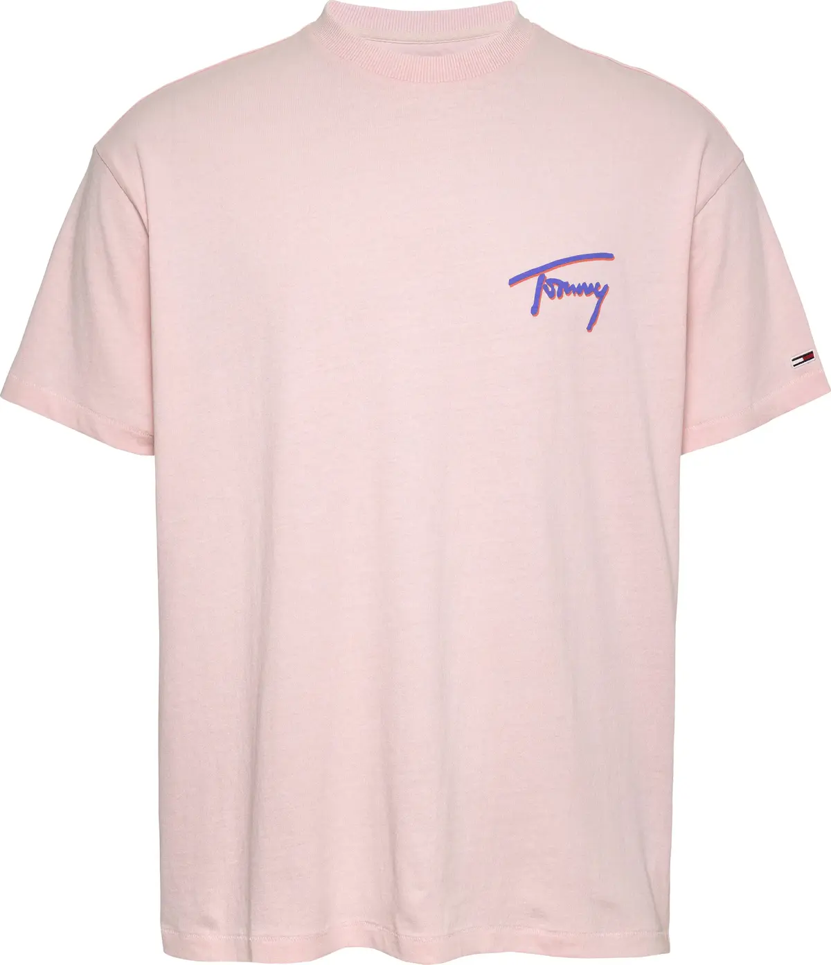 Tommy Hilfiger TJM RLX FADED GRAPHI, TH3 Pembe Erkek T-Shirt & Polo
