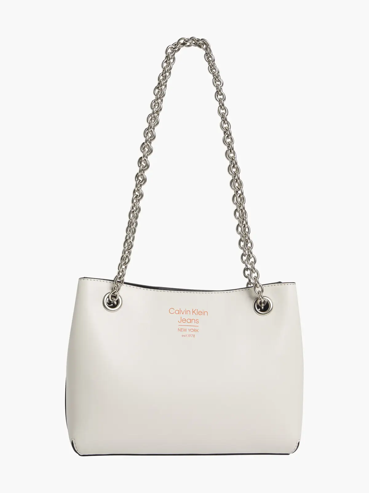 Calvin Klein SCULPTED SHOULDER BA Kadın Krem Çanta