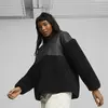 Puma Sherpa Hybrid Jacket Siyah Kadın Polar Ceket