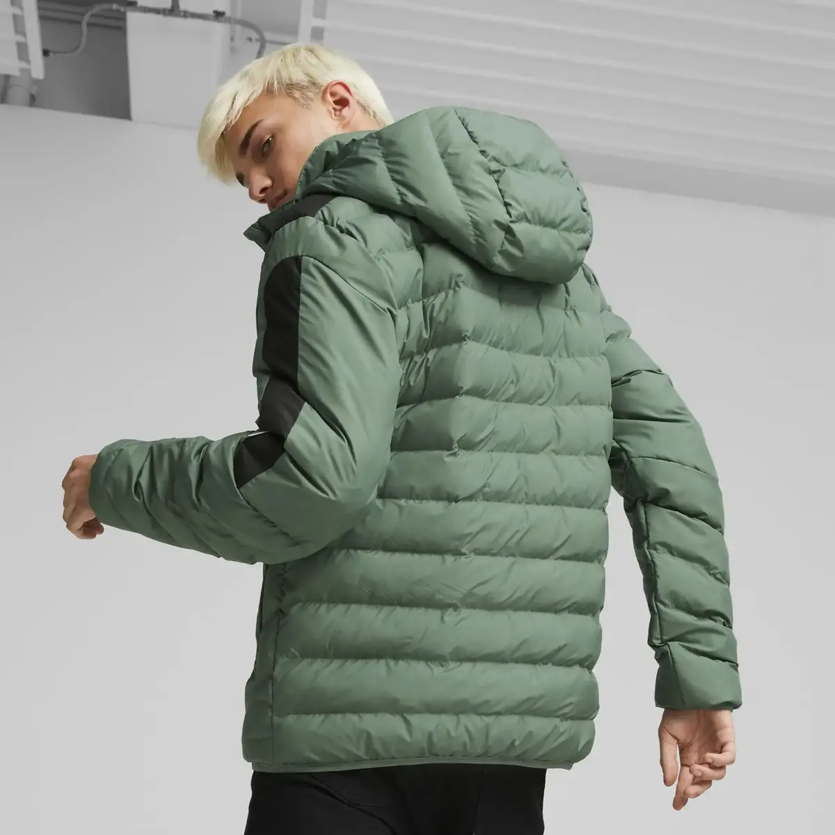 Puma Mapf1 Mt7 Ecolite Down Jacket Deep Forest Yeşil Erkek Uzun Mont