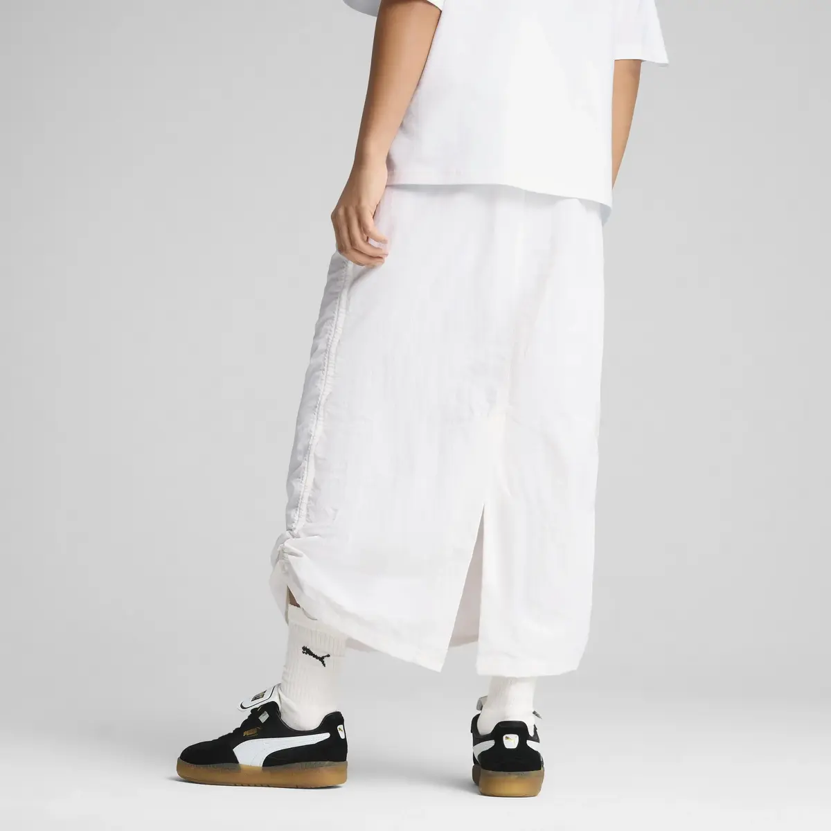 PUMA WARDROBE ESS Maxi Skirt Beyaz Kadın Etek