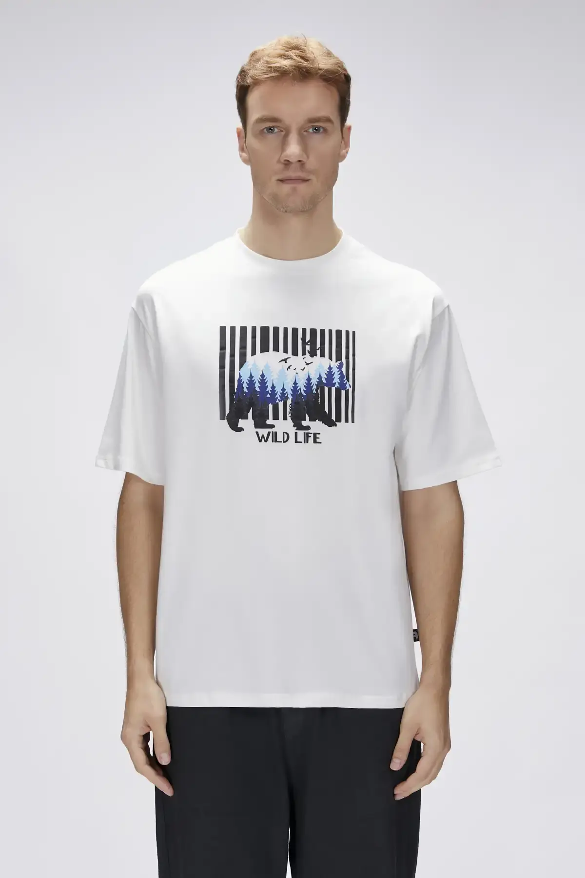 BAD BEAR REID T-SHIRT OS Erkek Beyaz T-Shirt