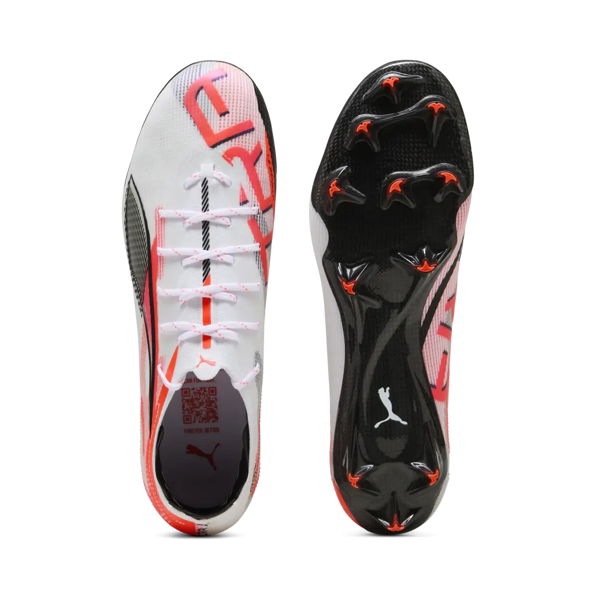 Puma ULTRA 5 CARBON FG Beyaz Erkek Krampon
